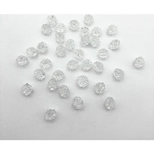 New Arrival! 700pcs Clear Acrylic Bayberry Beads For Handmade Jewelry Necklace/Earrings DIY Parts,Jewelry Findings&Components
