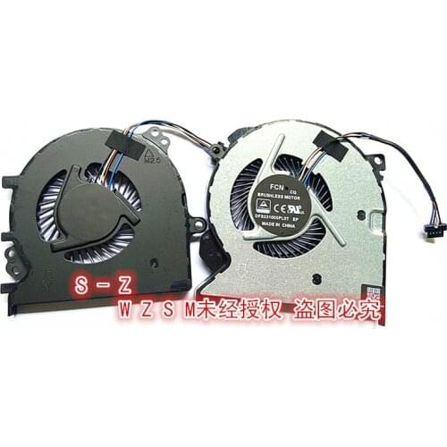 WZSM New Laptop CPU GPU Cooling Cooler Fan for Xiaomi 15.6 MI Ruby TM1802-AC -AD fan MX110 2019 CPU GPU Cooling Fan