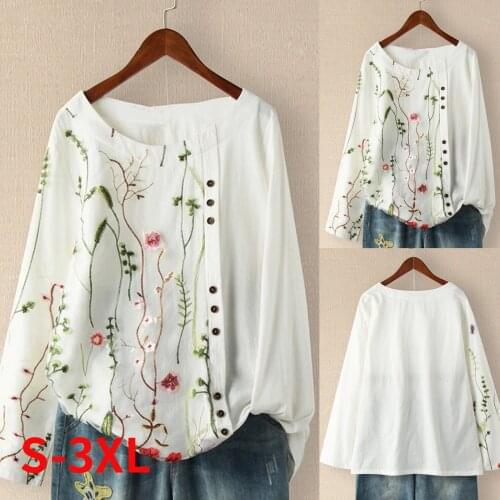 Женские рубашки с вышивкой PEIRESA China At AliExpress