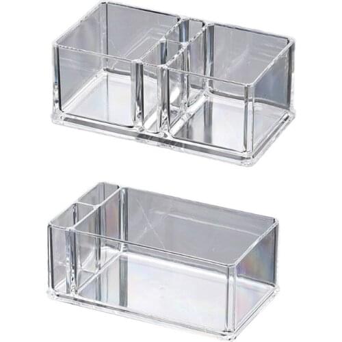 Clear Acrylic Cocktail Napkin Holder Tissue Box Paper Serviette Dispenser Bar Caddy Straws Organiser for Dining Table Home Decor