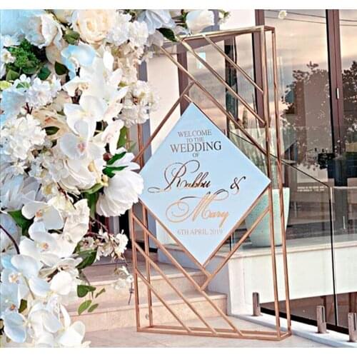 Rectangle shape metal frame for wedding ,event, stage background