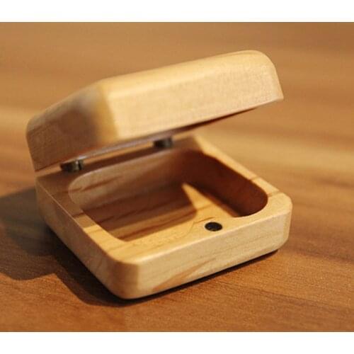 Jewelry box storage box bins natural wood ring box home decoration gifts for women gift box