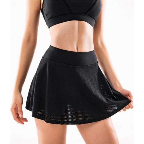 Sports Skirts High Waist Tennis Golf Skirt Fitness Shorts Women Athletic Breathable Running Short Sport Skort
