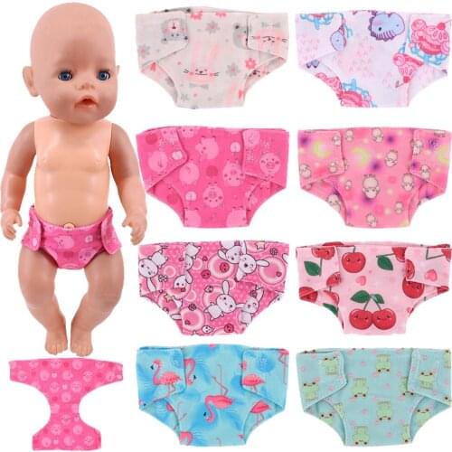 021New Pattern Panties&Underwears For 18 Inch American Doll&43Cm Born Reborn Doll For Generation Baby Girl`s Toy
