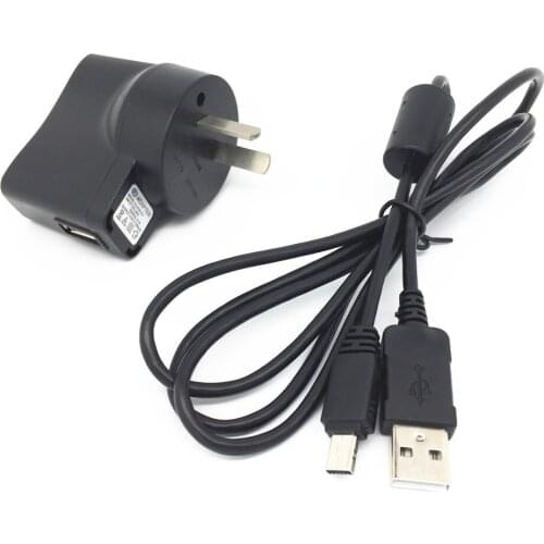US EU AU UK Wall Adapter Battery Charger USB Cable for CASIO Exilim EX-Z20 EX-Z77 EX-Z80 EX-Z1050 EX-Z1080 EX-Z3 Z10000