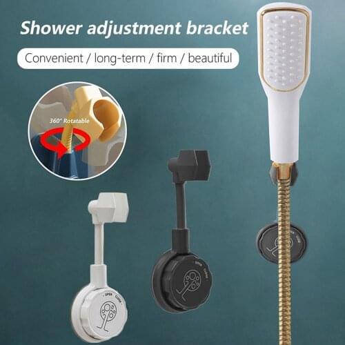 360 Rotating Shower Holder Bracket Adjustable Universal Douche Bathroom Shower Courtain Accessories Head Support Dropshipping