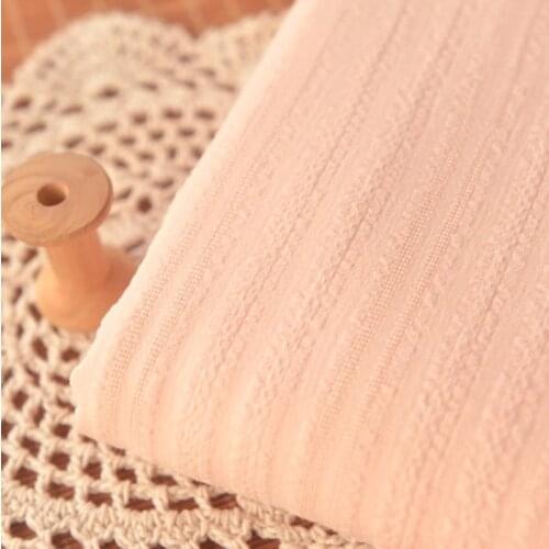 Bubble stripe jacquard stripe patchwork High quality pure cotton fabrics Clothing and baby clothes shirts fabric