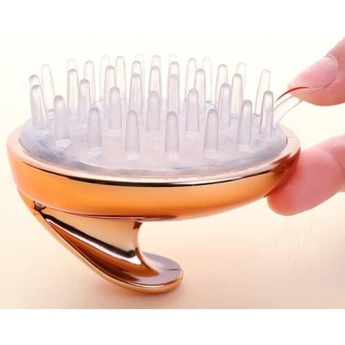 1pcs Multifunctional Handheld Massage Brush Head Body Scalp Massage Brush Comb Hair Cleaning Comb Head Massager