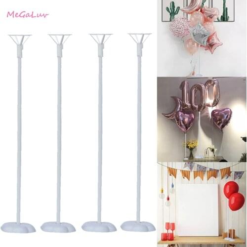 5X Birthday Party Balloons Stand Led Ballon Holder Column Plastic Baloon Stick Birthday Party Decor Kids Adult Wedding Supplies