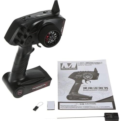 AUSTAR AX5S 2.4G 3CH AFHS Radio RC Transmitter With AX-5X Receiver Waterproof Super Active Passive Anti-jamming for RC Car Boat