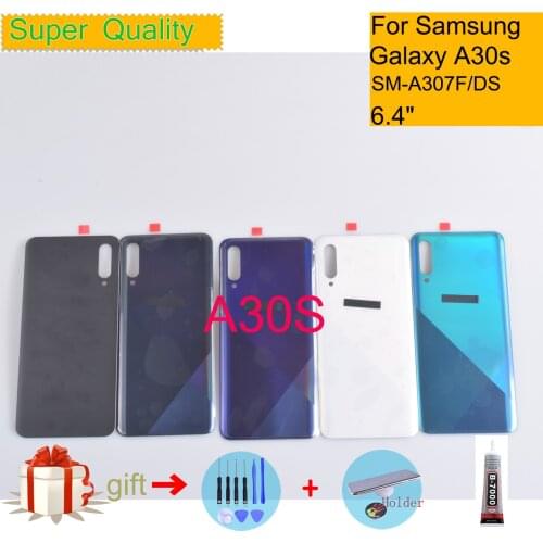 For Samsung Galaxy A30S A307 A307F A307G A307YN Housing Back Cover Case Rear Battery Door Chassis Housing Replacement