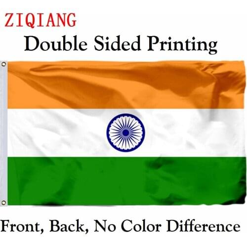 India 1947 Flag 3x5ft Polyester Flying Size 90x150cm Custom High Quality Double Sided Printing Banner