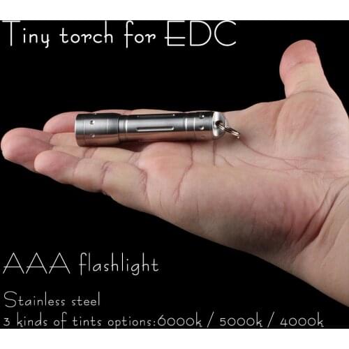 AAA flashlight, EDC flashlight ,CREE XPE2 led inside