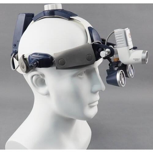 CE/FDA Surgical Medical Headlight 5WLED Headlamp HeadLight Lam+2.5/3.5X Dental Loupes Binocular Magnifier Plastic Surgery Pets