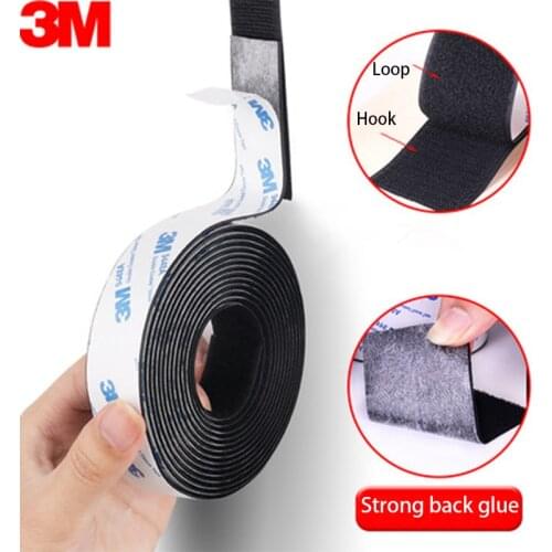 10PCS 3M Double-sided Adhesive Velcros Strong Self-adhesive Hook and Loop Tape nylon sticker velcros Glue for DIY fixing automob