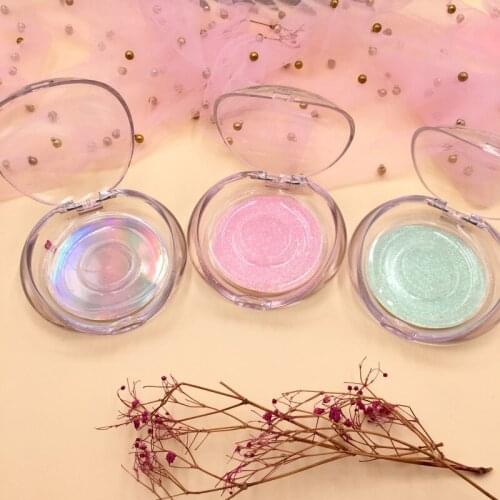 Circle lashes packaging 20pcs/lot good quality thick plastic eyelash boxes