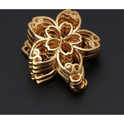 JAVRICK 5 Pcs DIY Handmade Pendant Jewelry Frame Mold Cherry Blossom Petals Border Glue UV Resin Epoxy Glue Metal Hollow Borders