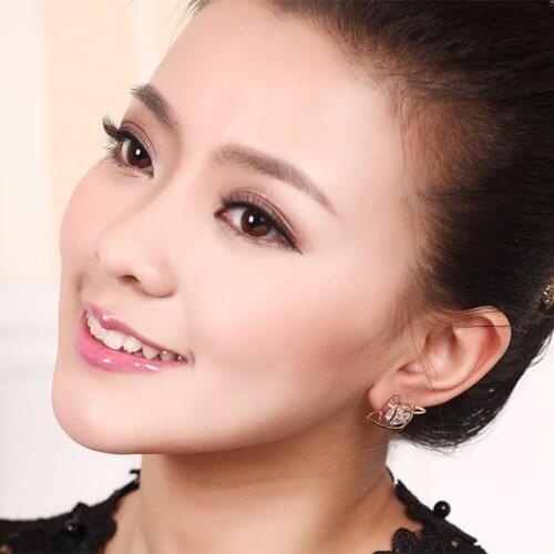 New European and American Trinkets Triangle Zircon Earrings Toe Square Zircon Stud Earrings Women Earrings Wholesale gift 2018