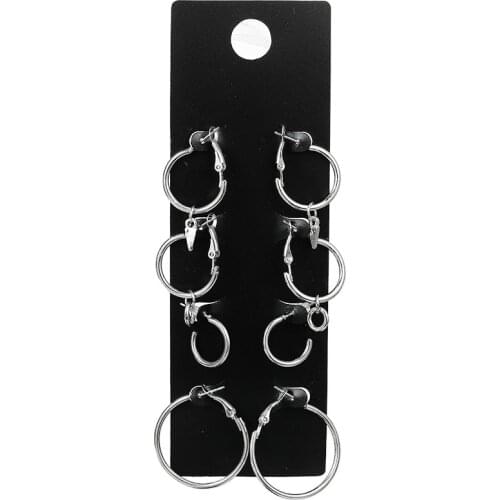 New Fashion Jewelry Geometric Fashion Design Circle Earrings Earrings Womens Wholesale Earrings For Women Jewelry Aretes