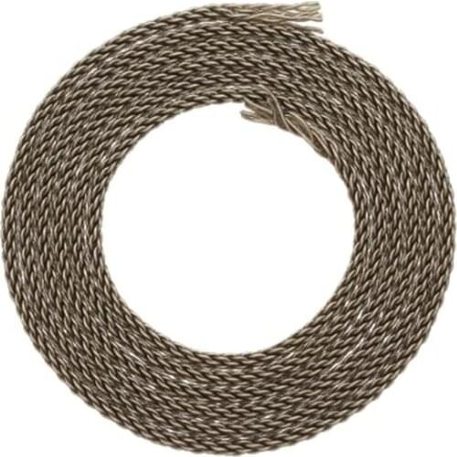 New FENGRU 2pcs 1.2M 6N Single crystal copper silver plate Replacement wire Audio Cable Headset Wire Earphone Maintenance Wire