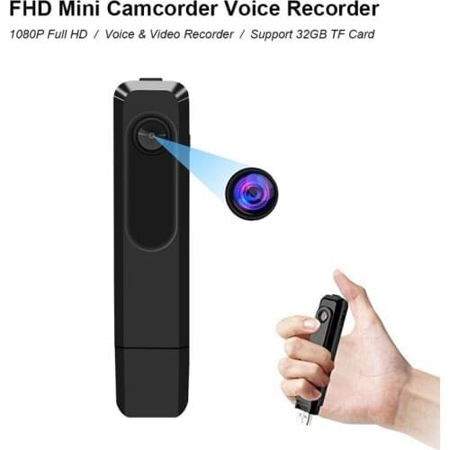 Wearable Mini Camera 1080P Small Audio Voice Recorder Portable Digital Video Sound Recording Pen USB Disk Dictaphone Micro Cam