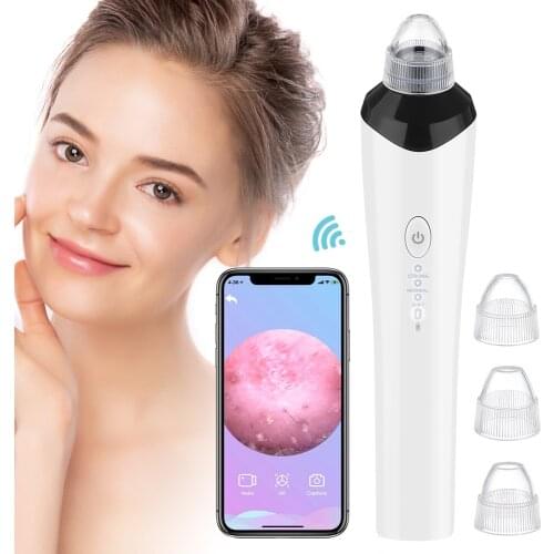WiFi Visible Blackhead Remover Vacuum Pore Cleaner Skin Care Tools home use devices Deep Cleansing Blackhead Extractor Dropship