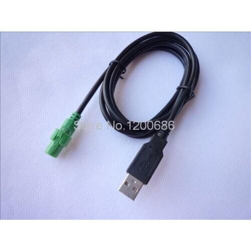 For VW Aux Audio Cable Standard Cable harness For Volkswagen 4Pin Changer Player Cable