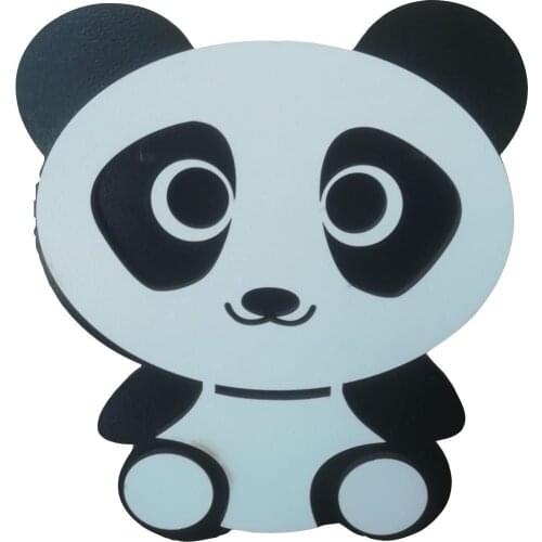 Table Top Wood Pen Box School Cute Black White Panda Figure Office Home Decor Kids Room High Quality