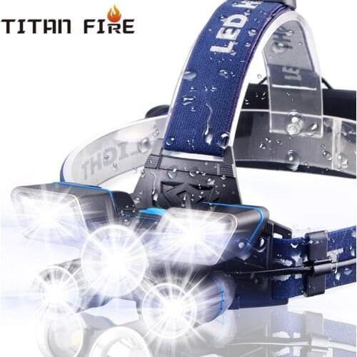 T20 LED Headlamp High Lumens Ultra Bright 21LED 9 Modes Headlight USB Rechargeable Flashlight Waterproof Work Headlamp NEW 2020