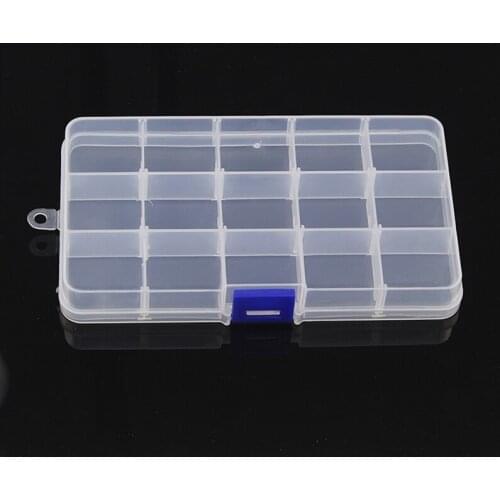 High Quality Raspberry Pi Accessories Storage Box 15 Compartment Plastic Container Case for Circuit Board Parts