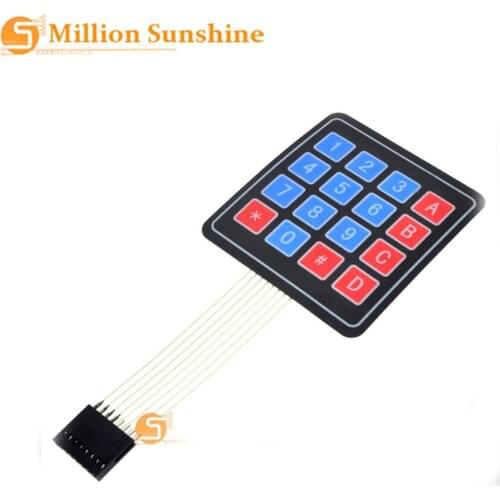 1 piezas 16 clave interruptor de membrana teclado 4X4, matriz de teclado para arduino Diy Kit