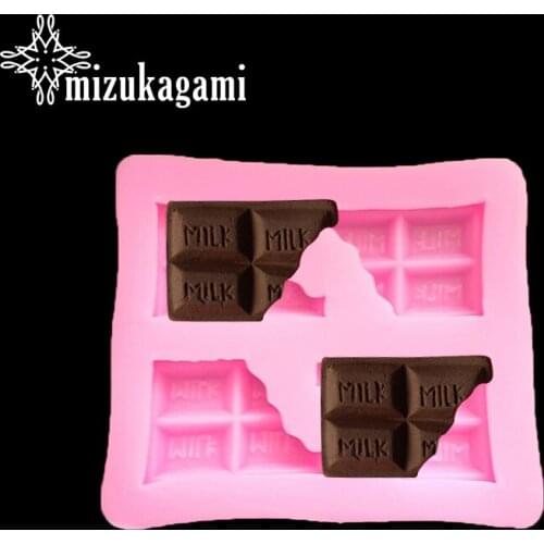 1pcs UV Resin Jewelry Liquid Silicone Mold Chocolate Resin Charms Molds For DIY Intersperse Decorate Making Jewelry
