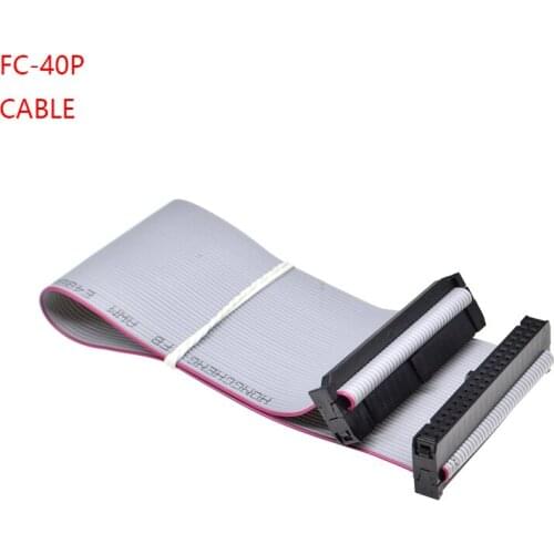 3PCS FC-40p 20CM 2.54MM pitch JTAG AVR ISP DOWNLOAD CABLE 40P WIRE 40PIN Gray Flat Ribbon Data Cable FOR DC3 IDC BOX HEADER