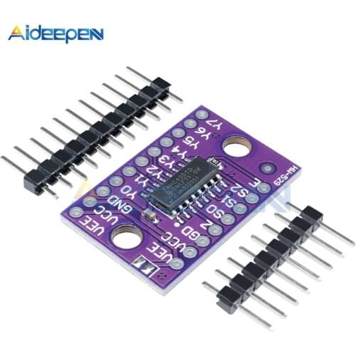 74HC4051 8 Channel 8CH-Mux Analog Multiplexer Demultiplexer Board Module Switch for Raspberry Pi