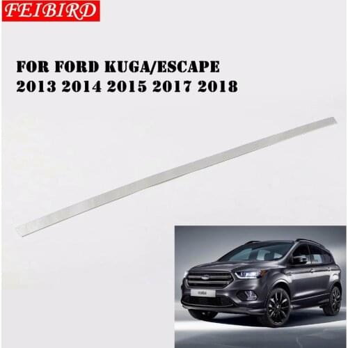 Accessories For Ford Kuga Escape 2013 2014 2015 2017 2018 Rear Behind Trunk Lid Tailgate Door Handle Molding Boot Cover Kit Trim