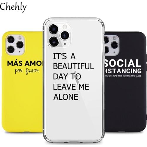 Phone Case for iPhone 6s 7 8 11 12 Mini Plus Pro X XS MAX XR SE Fashion Letters Cases Soft Silicone protection Accessorie Cover
