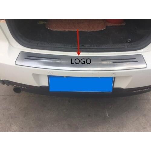 For Mazda 3 Axela 2007-2013 High-quality stainless steel Trunk threshold Scratch protection Car styling