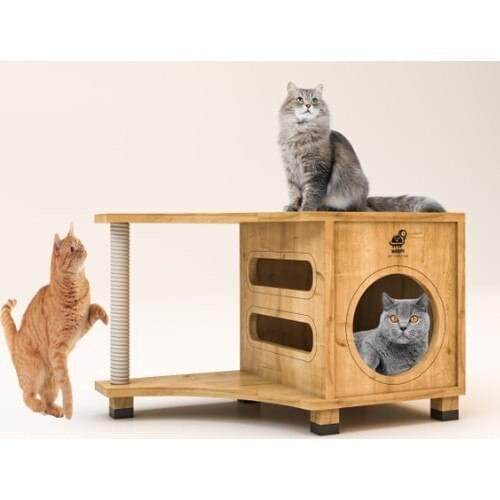 Woofy Catsy Cat House 10A Your Cat casual will environment forming Catsy 10A cat house comfort and elegance combines
