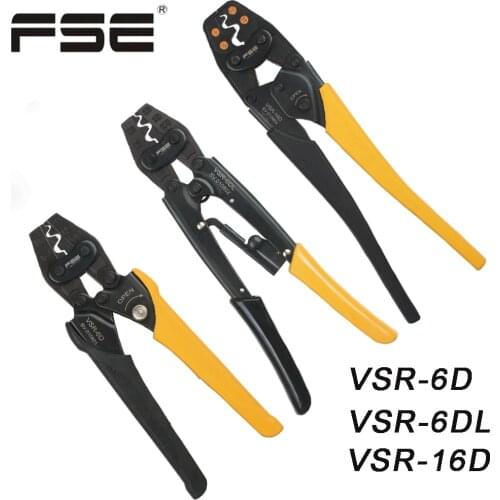 VSR-6D VSR-6DL VSR-16D Crimping Pliers For 0.5-6mm2 20-10AWG Bare Terminals Upgraded Version Hand Tools