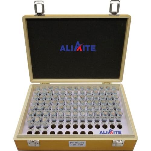 Pin gauge,pin gauge set 1.000-5.000(step: 0.05,81pcs) aliaite pin plug gauge set