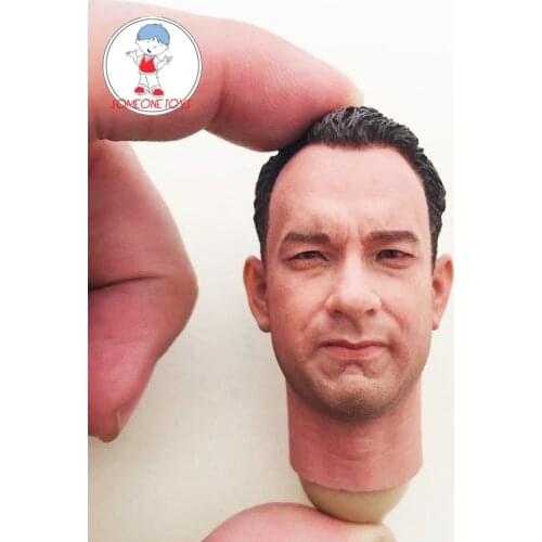 1/6 Scale WWII US RANGER PRIVATE SNIPER Captain Miller Head sculpt model DIY male soldier headplay