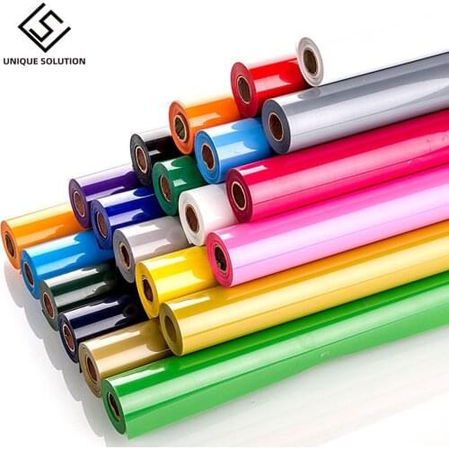 Multicolor Adhesive Craft Permanent Vinyl Roll Design Lettering Film Cup Glass Decal Sticker Xmas Card DIY Self-adhesive Film