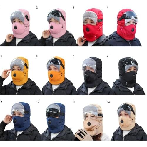 Men Women Winter Warm Russian Hat Trooper Snow Ski Waterproof Warm Hat Casual Solid Soft Unisex Windproof Bomber Caps