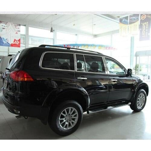 Stainless steel car window trims for mitsubishi pajero 2006-2018 2012 2013 2014 2015 2016 2017 mitsubishi Montero