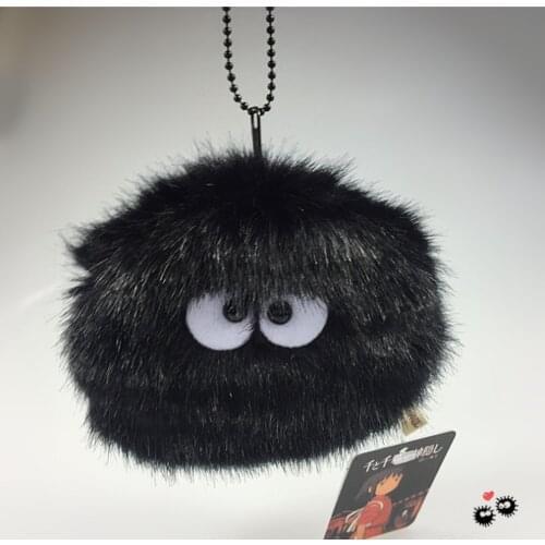 New My Neighbor Totoro Dust Soot 13X10CM Coin Bag Plush Doll CPPY