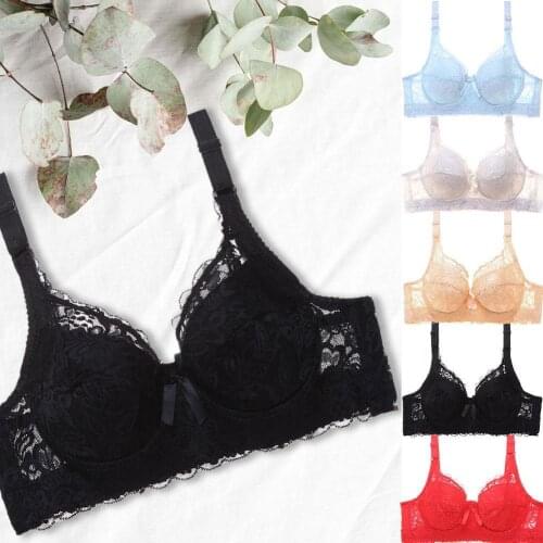 New Women Lace Erotic Lingerie Push Up Brassiere Sexy Adjustable Gathering Pajamas Full Cup Bras Underwear Bikini Sexy Lingerie