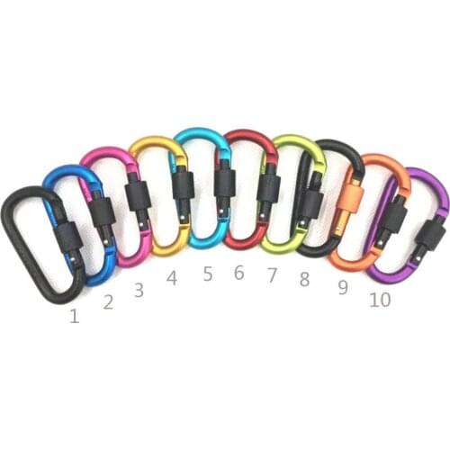 Wholesale outdoor equipment multi-functional load-bearing D-buckle bottle buckle quick hook mountaineering bold backpack keys