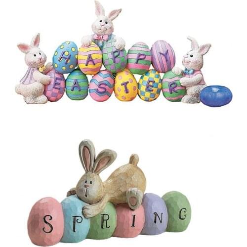 Easter Eggs Pendant Stylish Interesting Multi-colored Acrylic Eggs Ornament for Festival Decoration