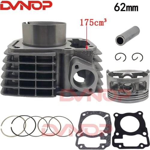 Motorcycle Cylinder piston ring gasket for YINGXIANG CGN160 175cm 62mm bore