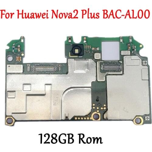 Tested Full Work Original Unlocked Motherboard For Huawei Nova 2 Nova2 Plus BAC-AL00 Logic Circuit Electronic Panel